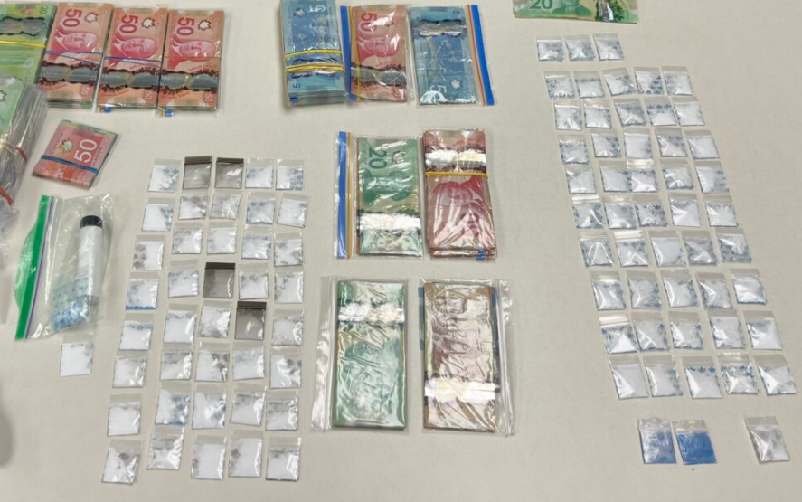Maple Ridge drug bust yields fentanyl, cocaine, meth, cash, and a vehicle, leading to trafficking charges for a 31-year-old Surrey man.