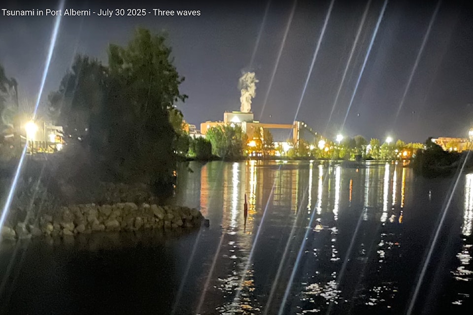 Tsunami Surge in Port Alberni