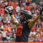 Nathan Rourke powered the B.C. Lions to a 36-18 win over Montreal with 382 yards and four touchdowns, bringing the Lions back to .500 on the season.
