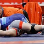 Wrestler Kai Pare of Williams Lake wins double gold and carries Team BC’s flag at the 2025 Canada Summer Games closing ceremony.