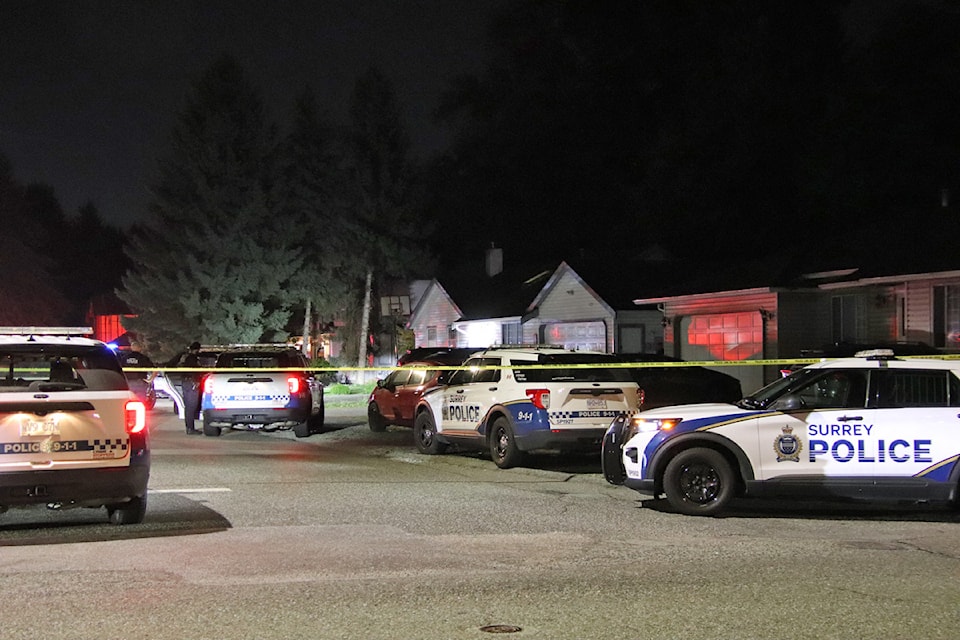 Man hospitalized after Surrey stabbing; suspect arrested