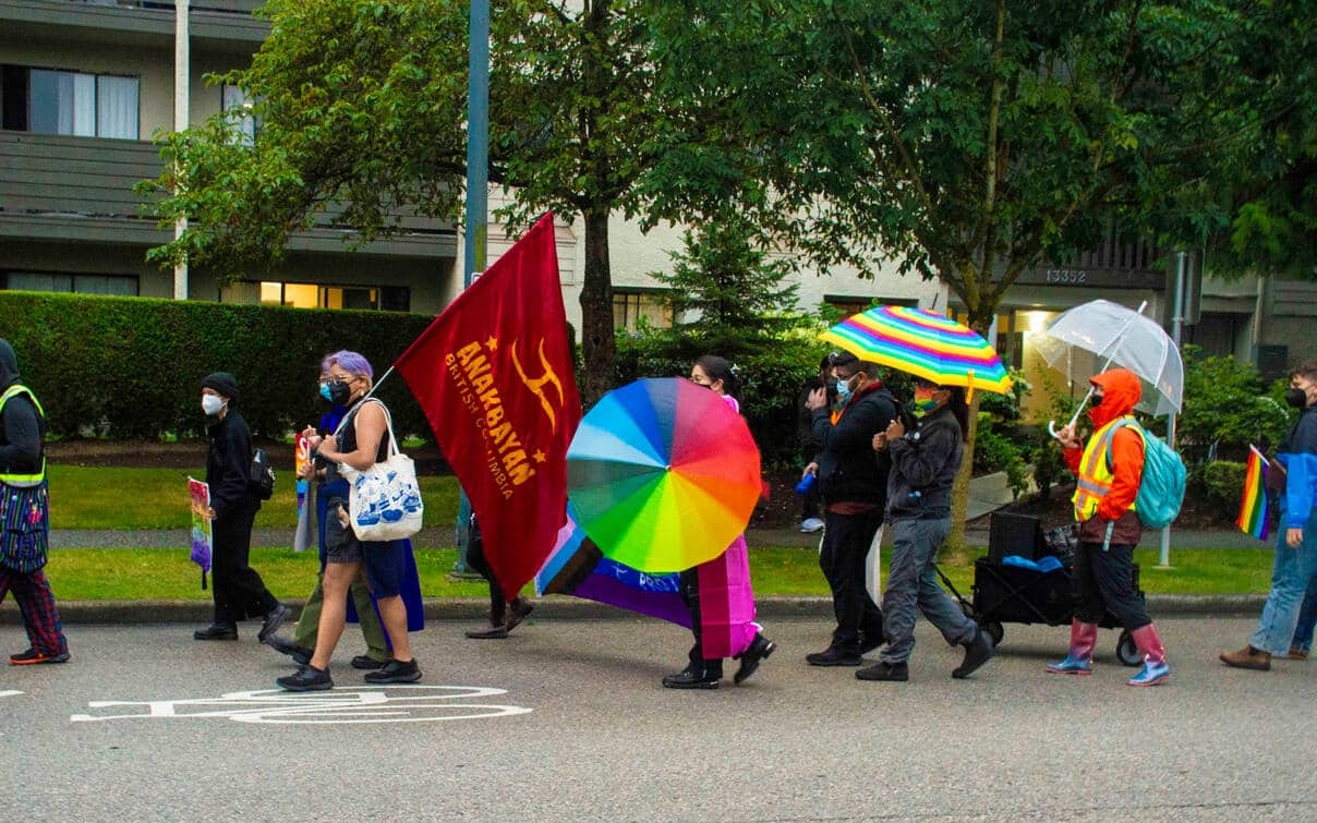 Surrey Dyke March rallies against rising anti-queer sentiment
