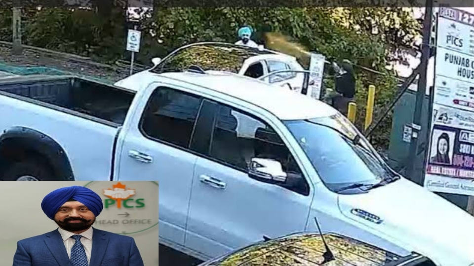 Surrey news PICS Bear spray attack president attacked Surrey crime news