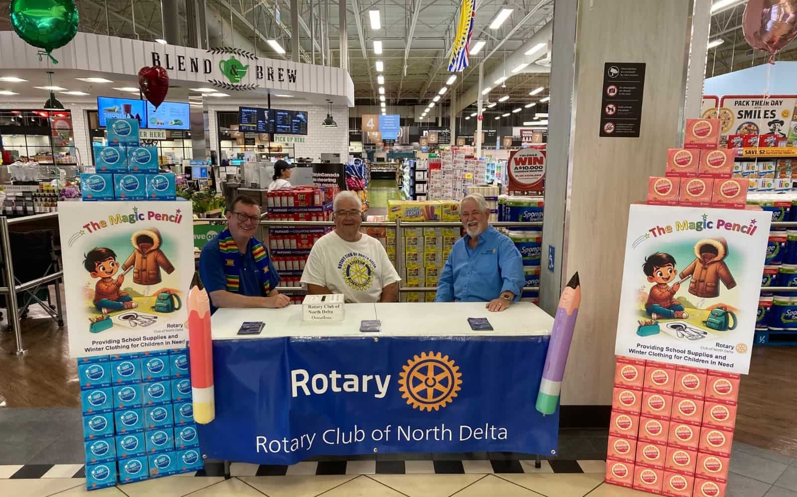 North Delta Rotary’s 50/50 Draw Backs Student Needs