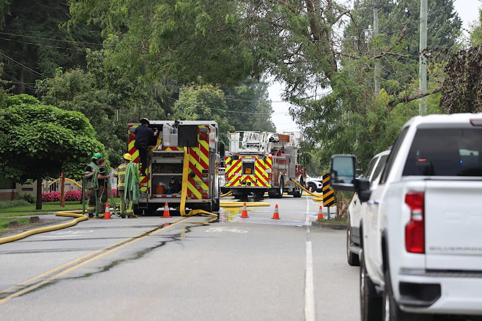 White Rock hillside fire swiftly contained by crews