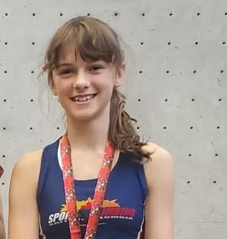 Maple Ridge teen Avery MacDonald set three new Canadian speed climbing records at the Youth World Championships in Helsinki, Finland.