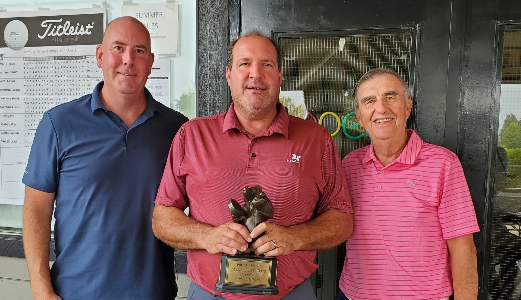 The Nico Wynd Men’s Golf Club crowns Andrew Paul and Bob Smith as champions in a thrilling Labour Day tournament after weather delays.