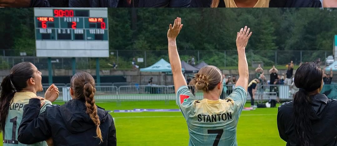 Vancouver Rise FC stays unbeaten with a 6–0 home win over Calgary Wild FC in Burnaby, keeping pressure on league leaders AFC Toronto.