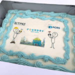 Cake for Foundry Surrey staff members