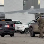 Police on the scene of NorKam Secondary School