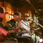 Musicians at the Barn Burner fundraiser