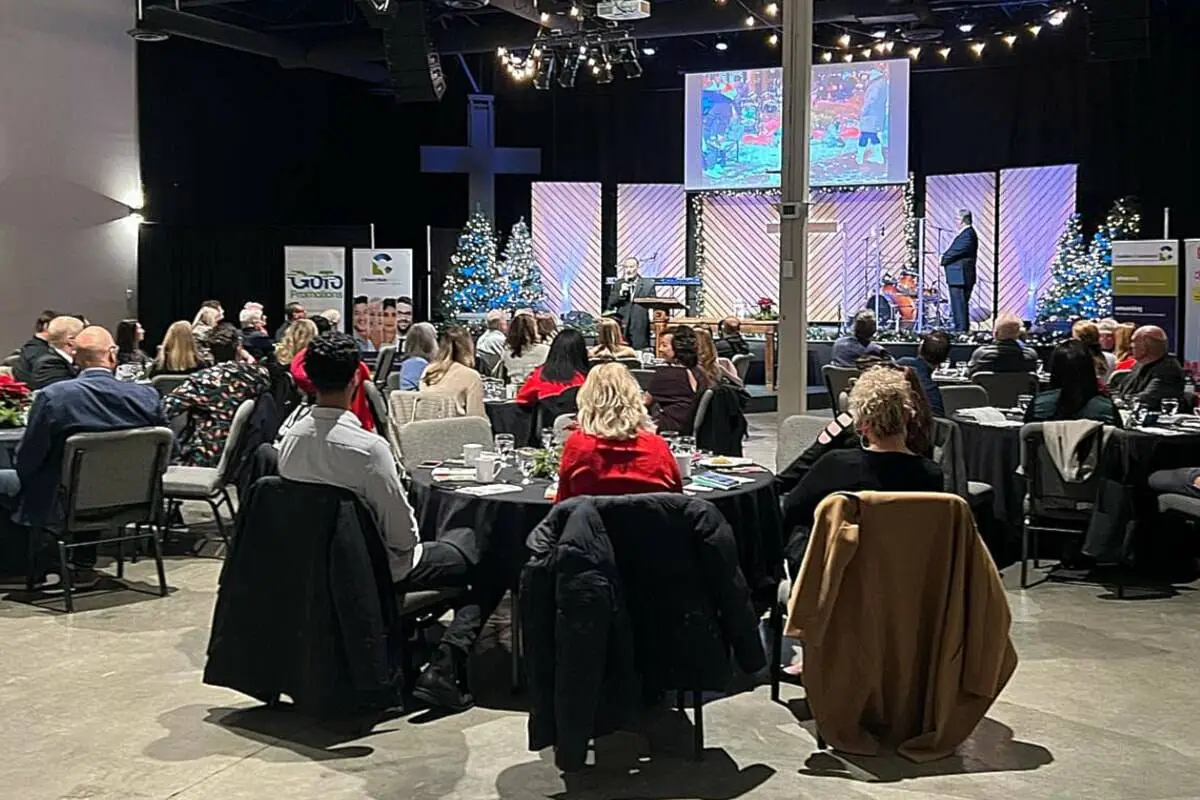 People attend the Chamber’s