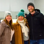 People at a Skate Before Christmas fundraiser