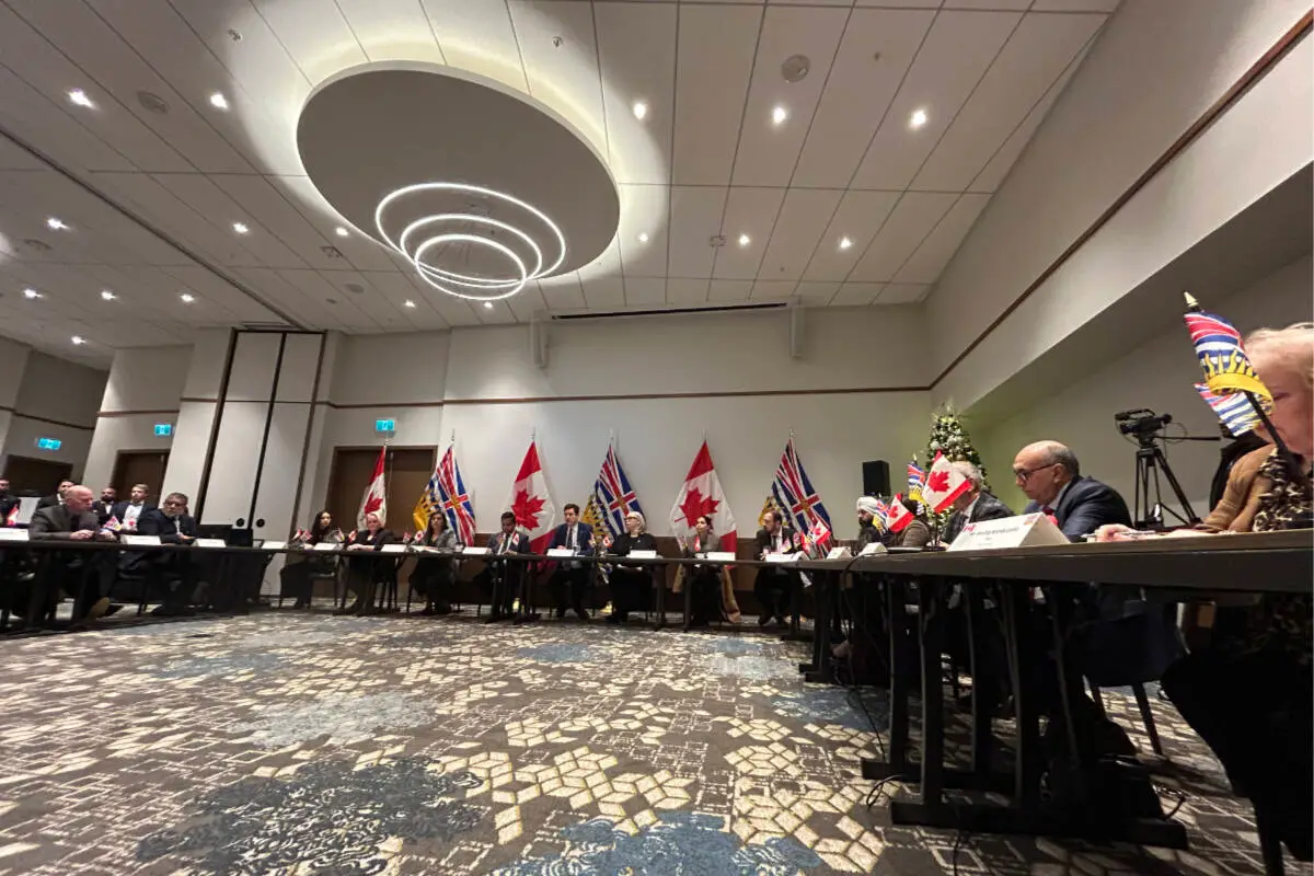 Municipal, provincial and federal leaders are meeting in Surrey