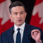 Pierre Poilievre speaking about Canada’s rising extortion crisis during ongoing national safety concerns, highlighted by growing cases in Surrey.