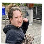 White female suspect in black hoodie wanted by Surrey Police for NICU infant-contact incident at Surrey Memorial Hospital.