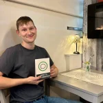 Cody Patterson, a barista at Peckish Cafe