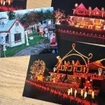 Snapshots of the Winter Wonderland holiday display at Newton home