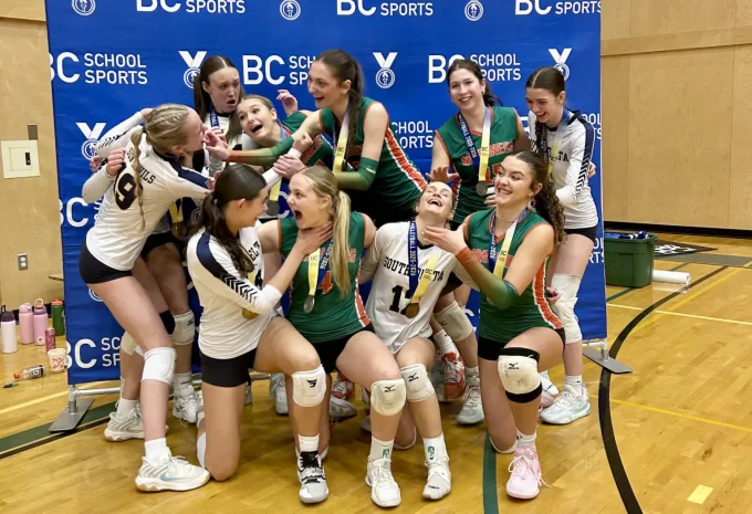 Earl Marriott Secondary’s senior girls