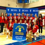 Holy Cross senior girls volleyball team