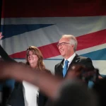 Conservative Party of B.C. Leader John Rustad and his wife