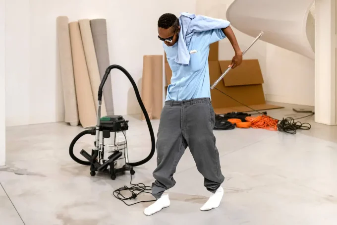 Dance artist Dana Michel in “Mike” performance