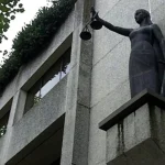 Statue of Lady Justice at B.C. Supreme Court