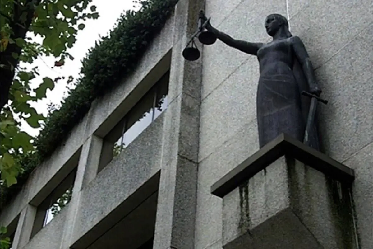 Statue of Lady Justice at B.C. Supreme Court