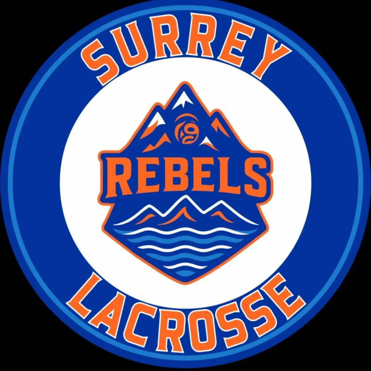 New logo of Surrey Rebels lacrosse association.