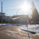 The site of the fatal police shooting