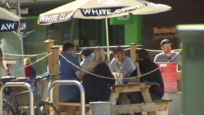 A Vancouver restaurant patio
