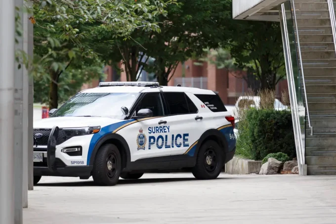 Surrey police car