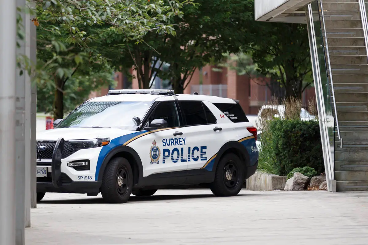 Surrey police car