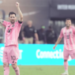 Inter Miami forward Lionel Messi reacts at the end of the MLS Cup final soccer match against the Vancouver Whitecaps on Dec. 6, 2025, in Fort Lauderdale, Fla.