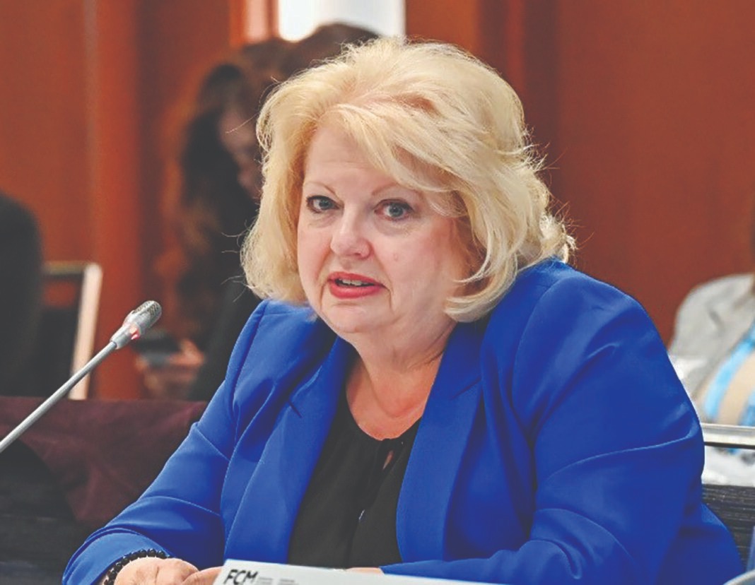 Mayor Brenda Locke speaks on strengthening federal laws following Surrey extortion shootings.