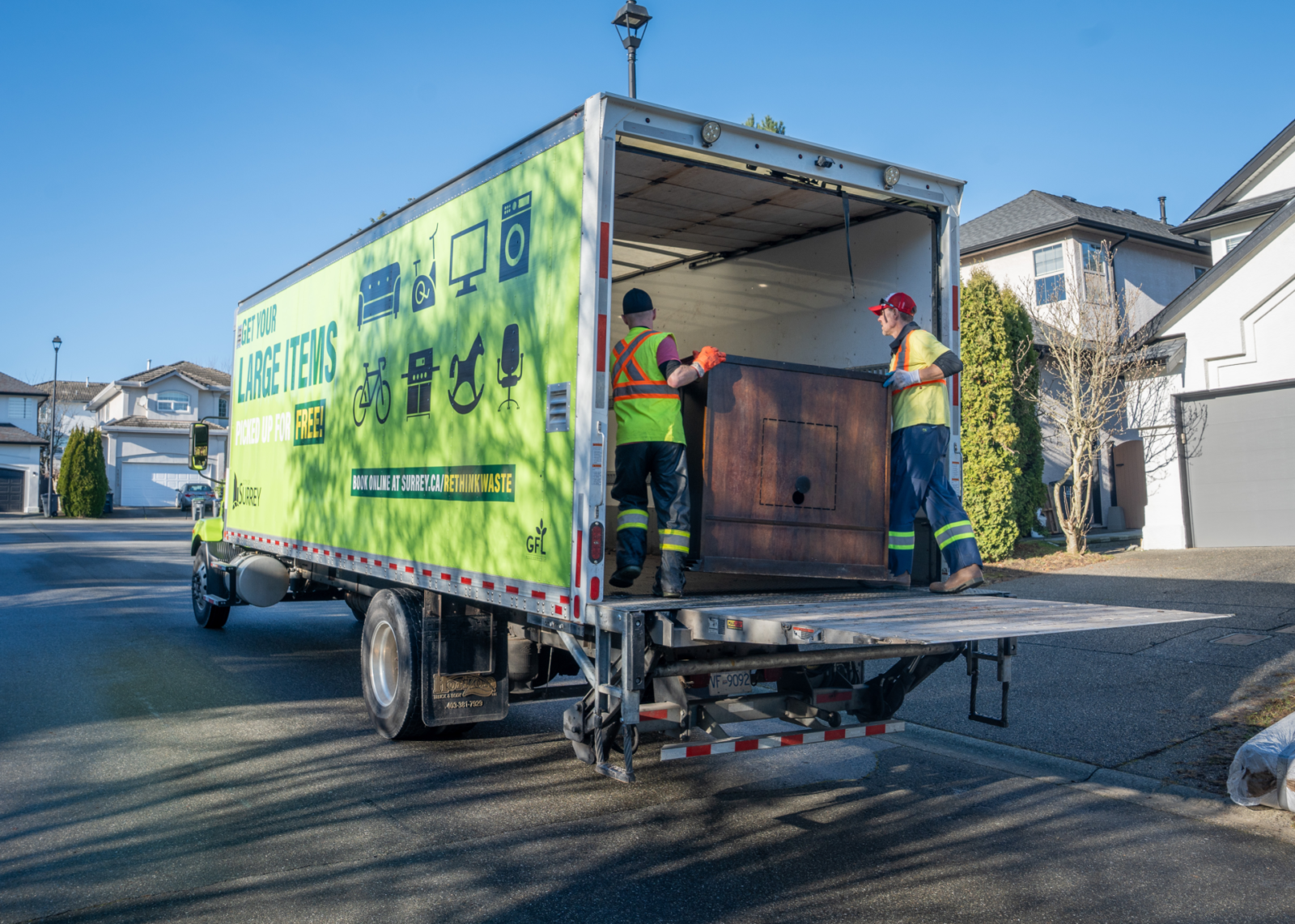 Large Item Pickup truck