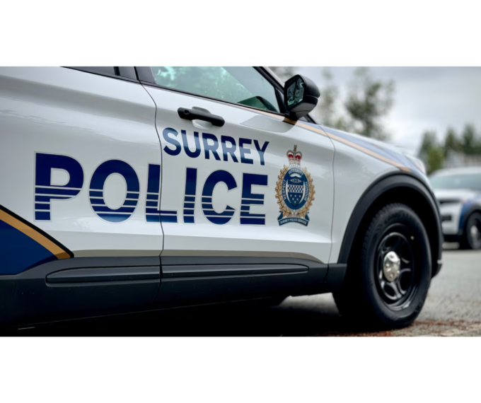 Surrey police car