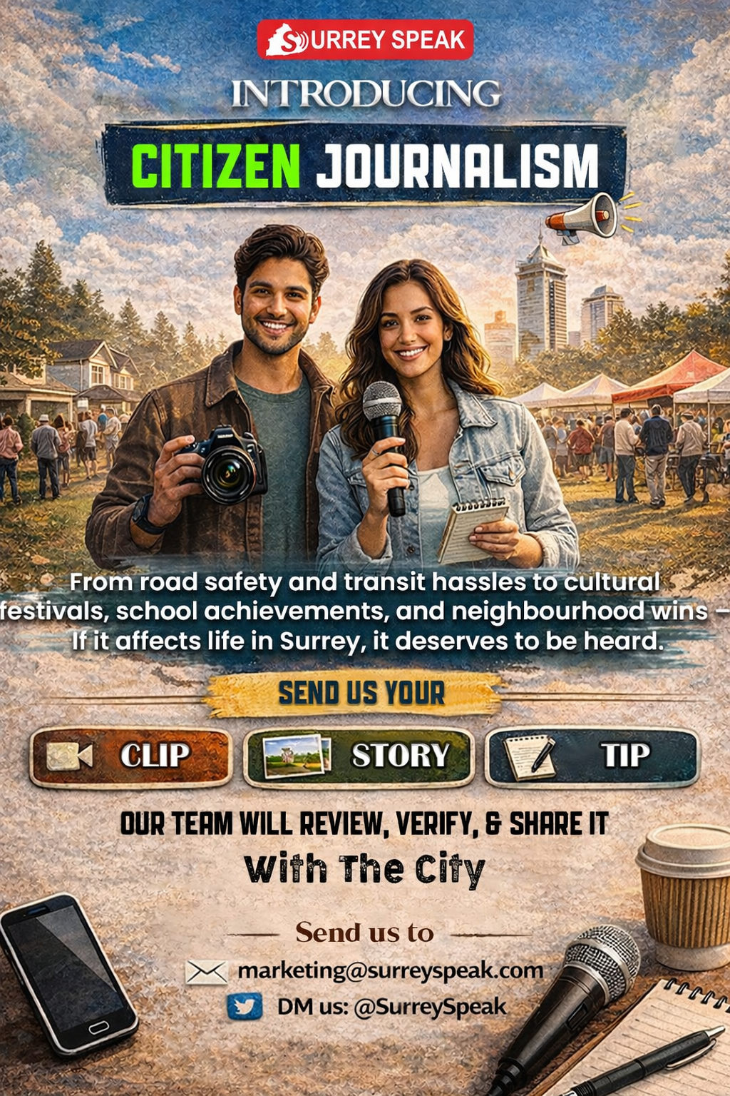 surrey speak - citizen journalism