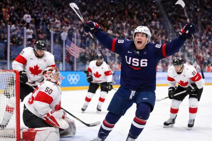 Canada falls 2-1 in overtime to the U.S. in an unforgettable Olympic men’s hockey final, extending the rivalry with passion and pride on full display.