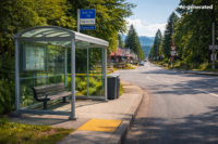 A woman in Pitt Meadows was struck in the eye by an unknown object while waiting for a bus. Police are investigating and asking the public for help.