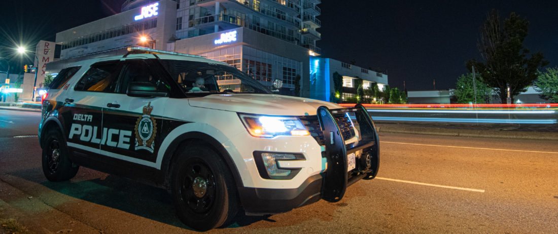 Delta police car