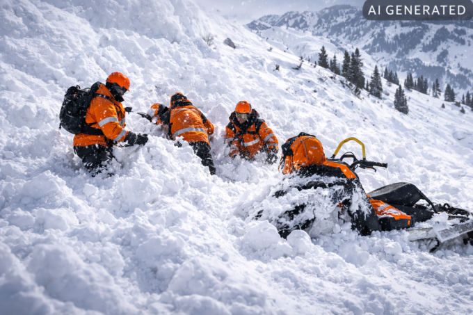 A 23-year-old man has died in an avalanche while snowmobiling near Kootenay Pass, B.C., as rescue crews urge backcountry caution amid high risk.
