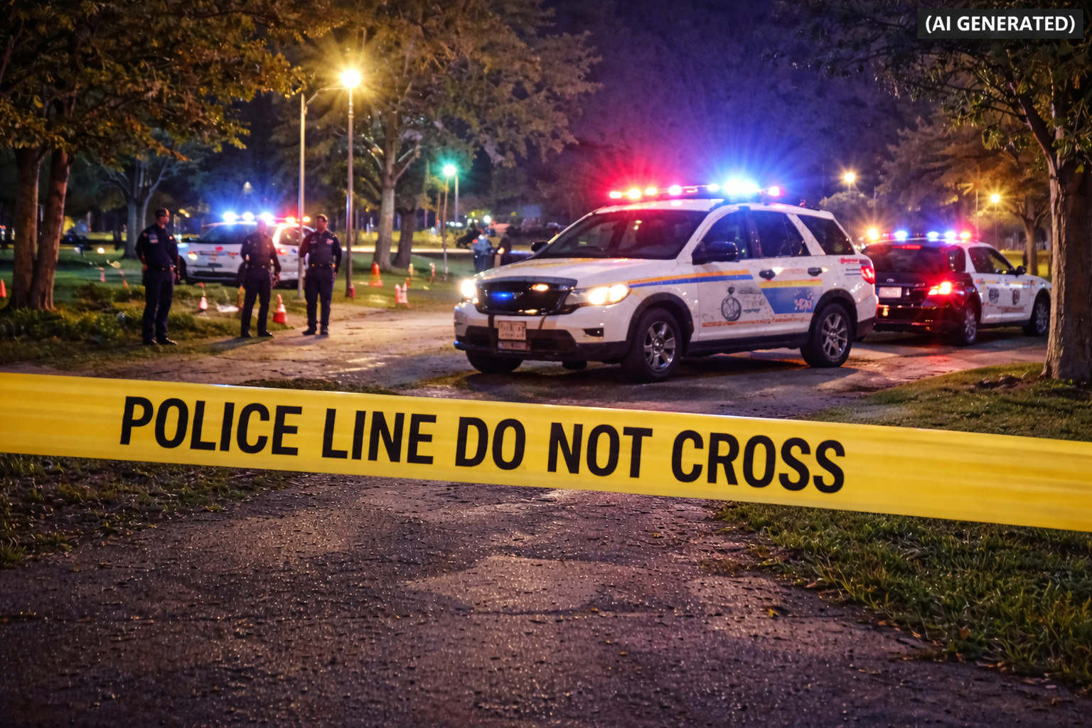 A large police presence at Brighouse Park in Richmond, B.C., sparked concern as officers investigated an incident and reassured residents.