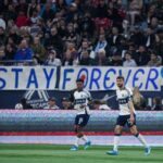Vancouver Whitecaps fans at BC Place stadium showing support during match