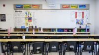 Classroom setting in British Columbia highlighting importance of professional teacher conduct and student safety