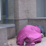 Outreach workers assisting homeless seniors in Metro Vancouver