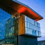 Surrey police officers and city skyline highlighting 2026 public safety priorities including crime prevention and community partnerships