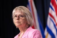Public health warning graphic about hantavirus and rodent exposure risks in British Columbia.