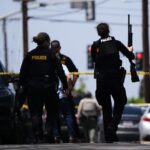 Heavy police presence outside a mosque in San Diego following a shooting incident