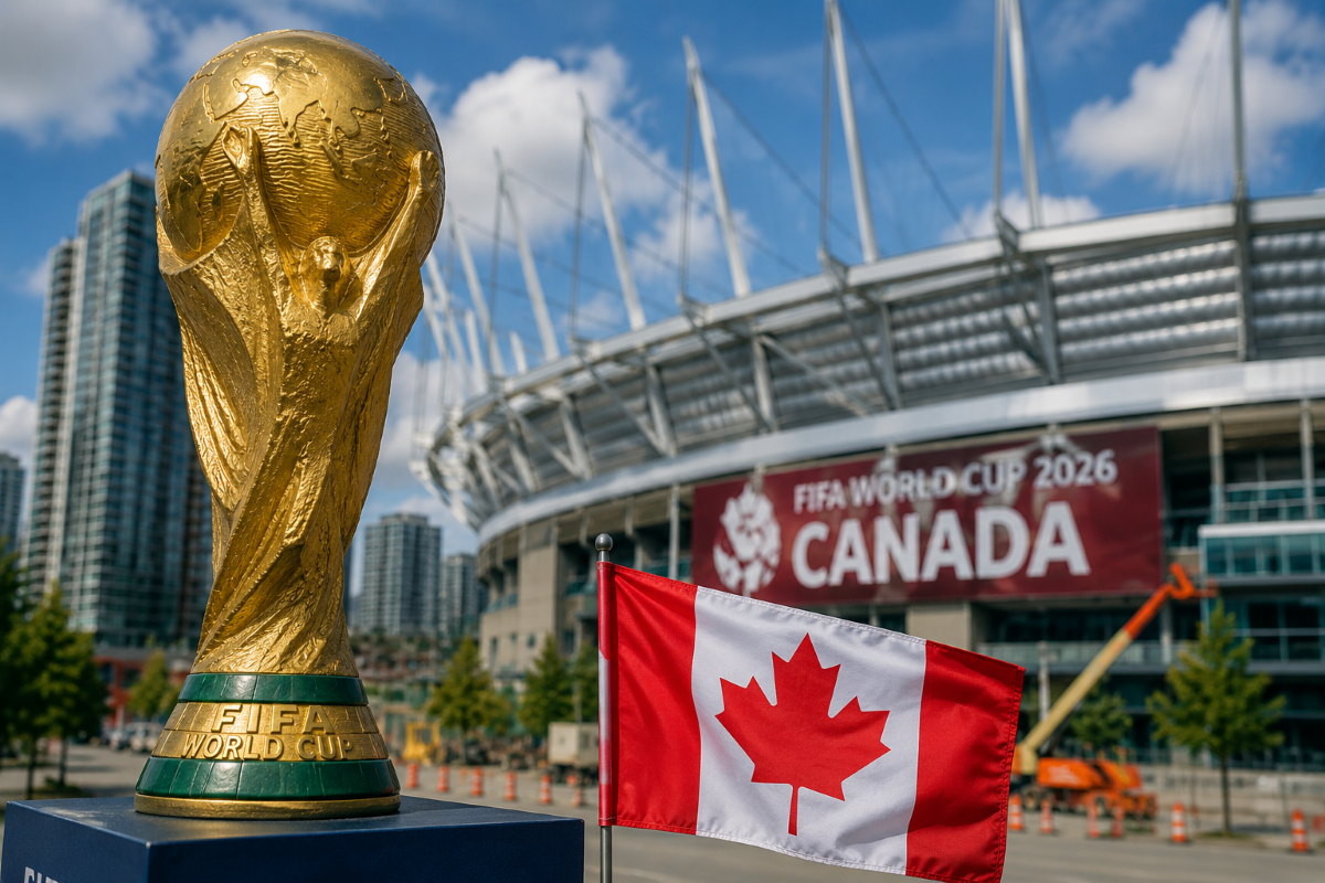 FIFA World Cup stadium preparations and fans in Canada